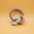 tranquil tides teething ring toy bamboo and silicone